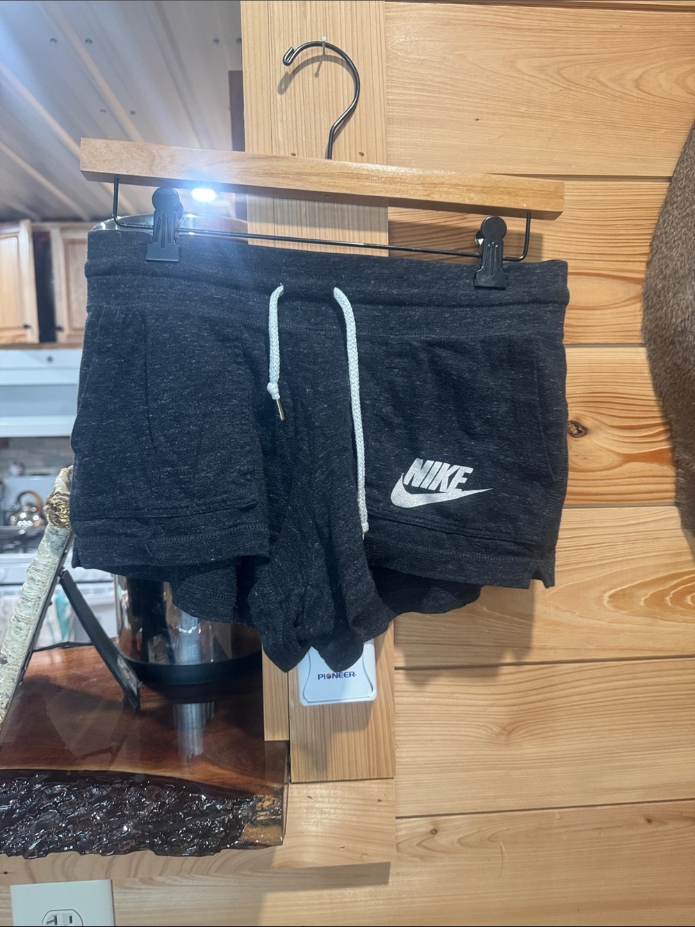 Nike Black Women's Drawstring Athletic Shorts